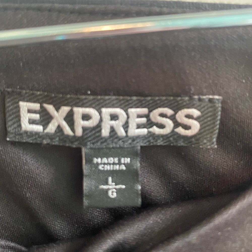 Express Sequin Aztec Geometric Pattern Mini Skirt - image 5